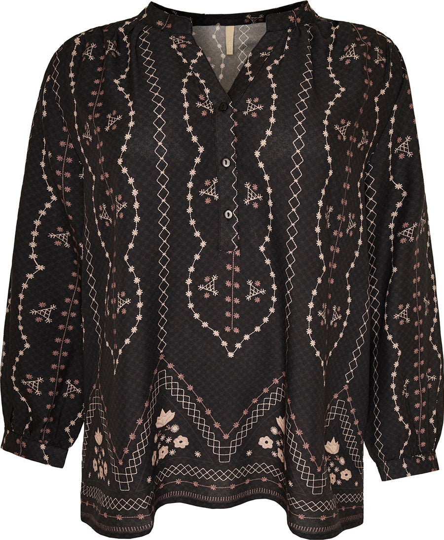 Cassiopeia skjortebluse Belissa – Sort