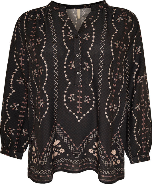 Cassiopeia skjortebluse Belissa – Sort