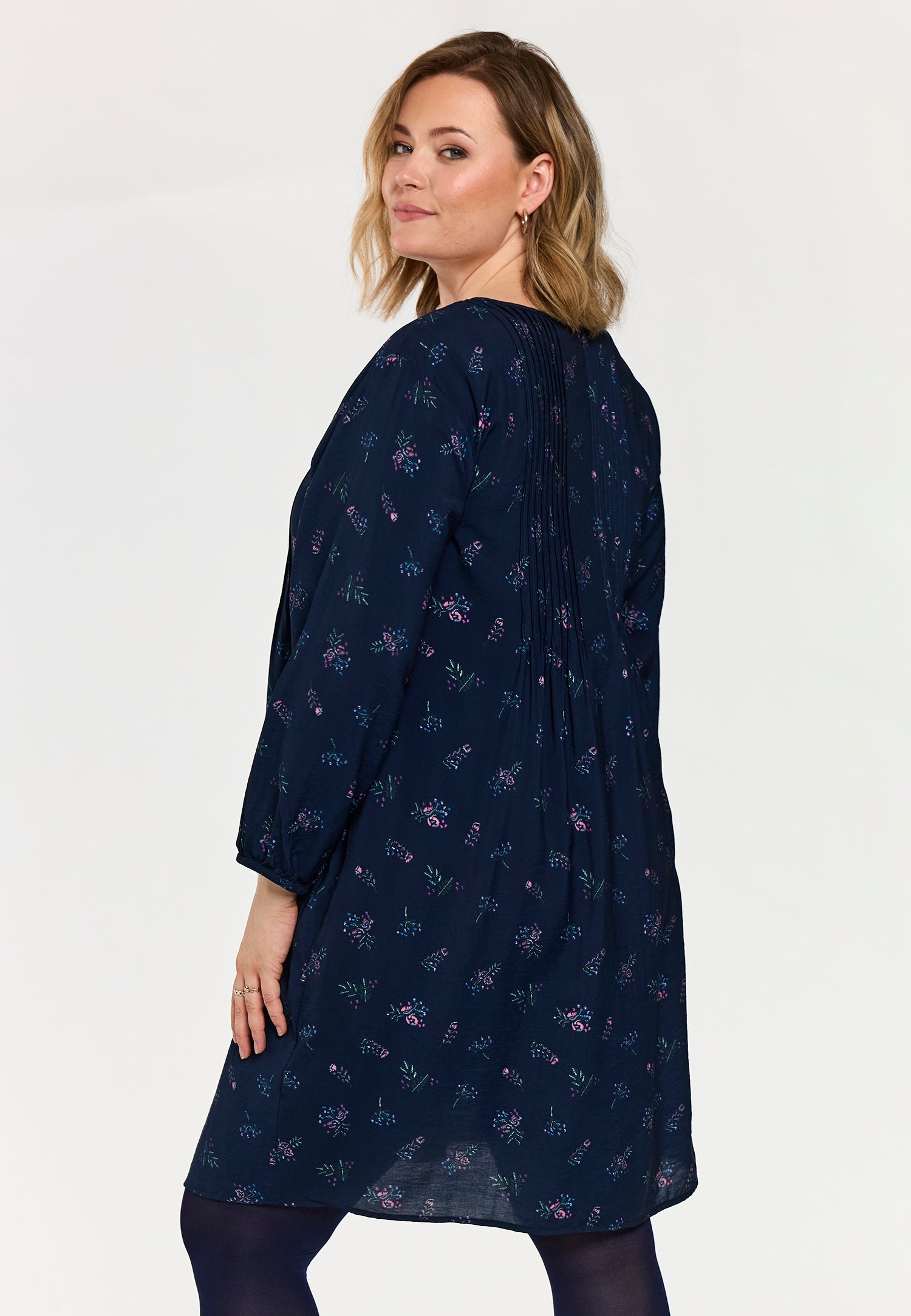 Gozzip shirt tunika GJohanne navy print