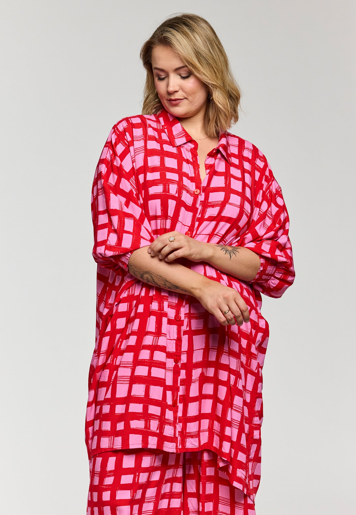 Gozzip tunika oversize Ggerda pink