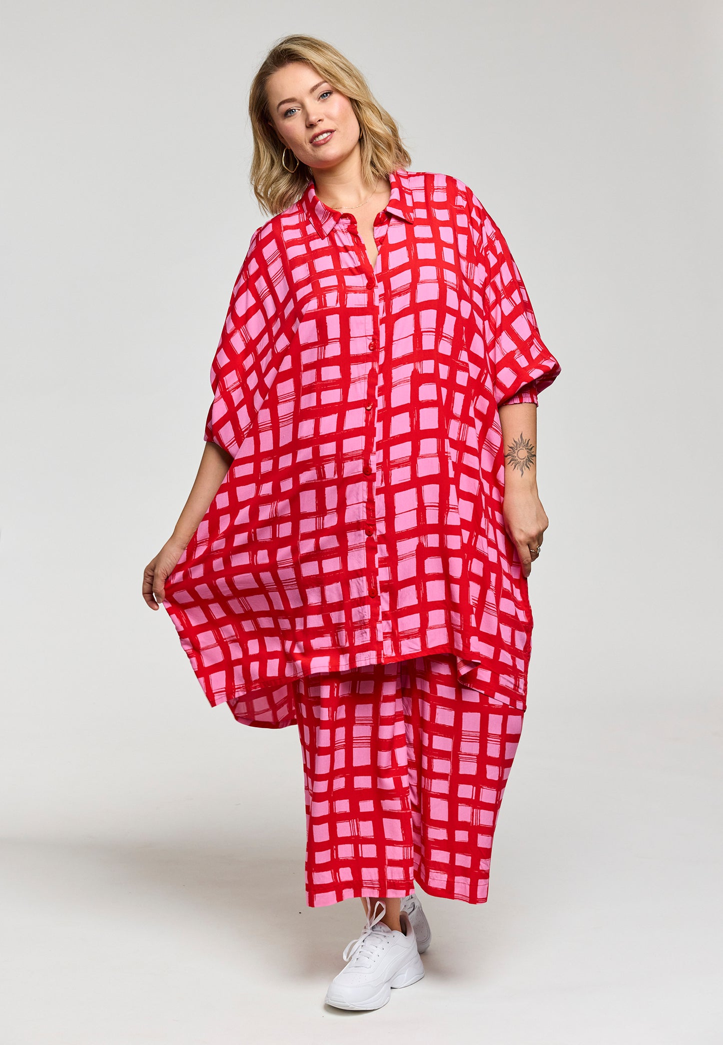 Gozzip tunika oversize Ggerda pink