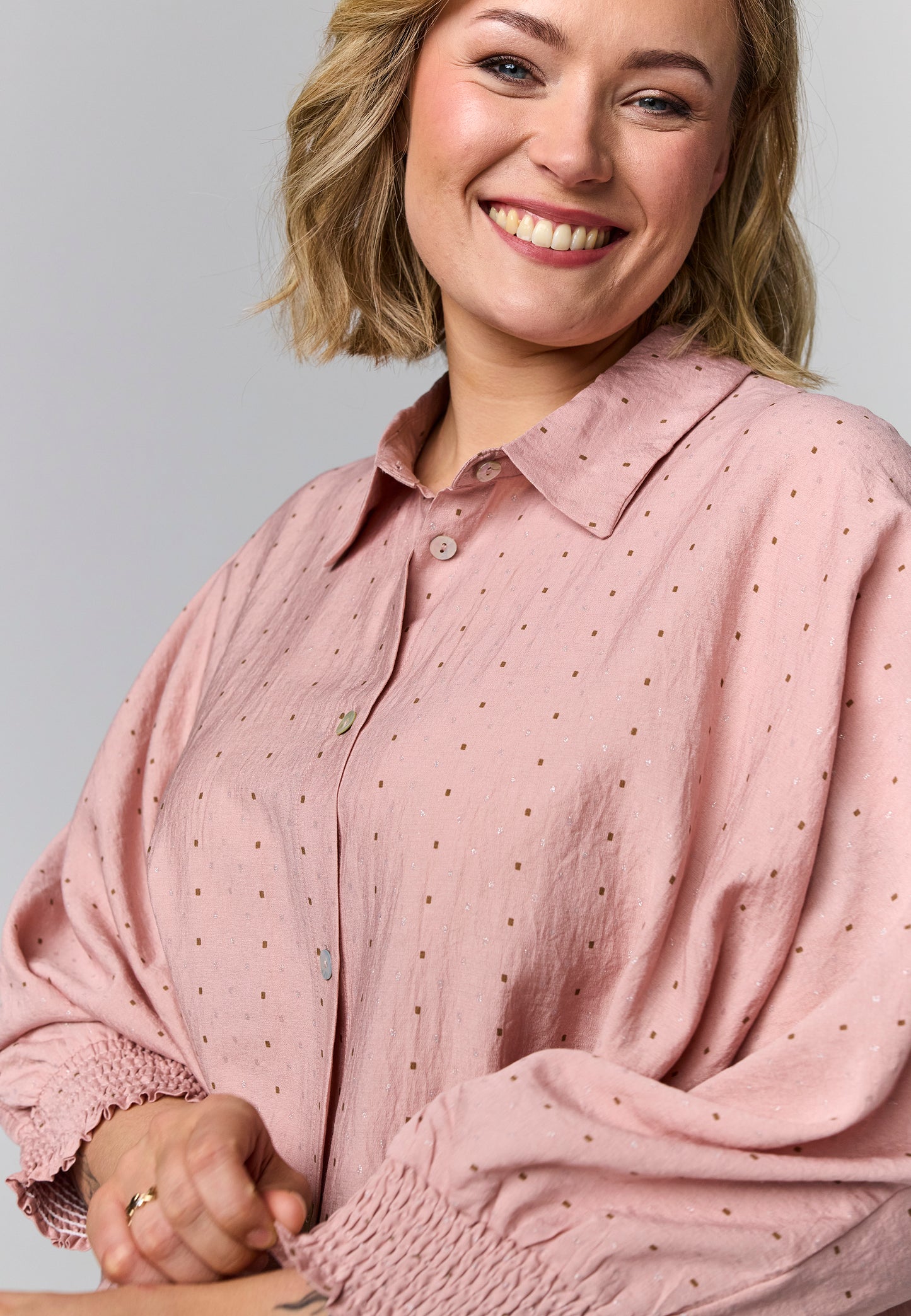 Gozzip tunika oversize Ggerda rosa