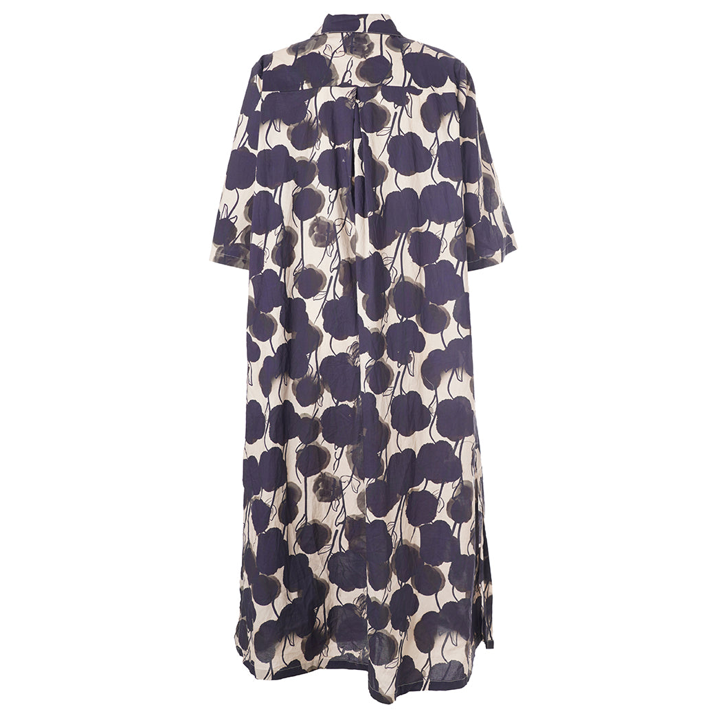 Gozzip GBenna Dress - Sand with black flowers