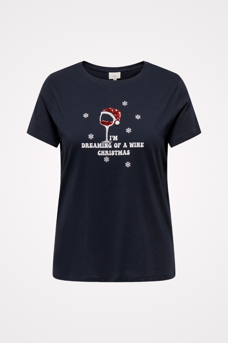 Only Carmakoma tshirt jul navy