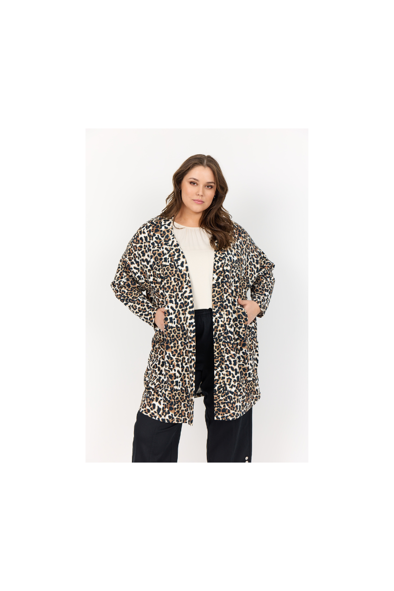 Wasabi cardigan Wa-vea 2 brun kombi