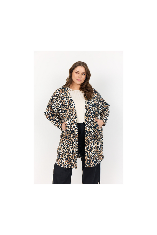 Wasabi cardigan Wa-vea 2 brun kombi