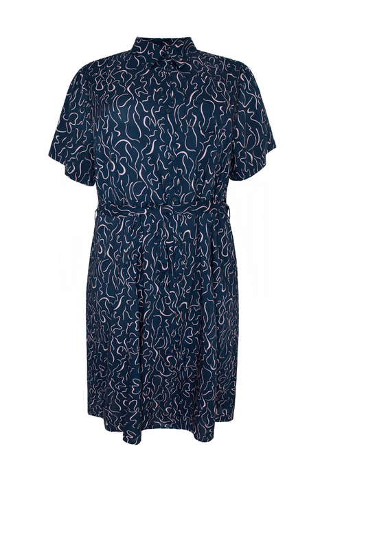 Cassiopeia kjole Henriette navy kombi