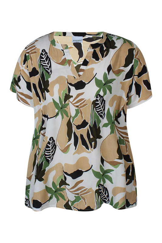 zhenzi bluse Zh-Lyda 832 grøn