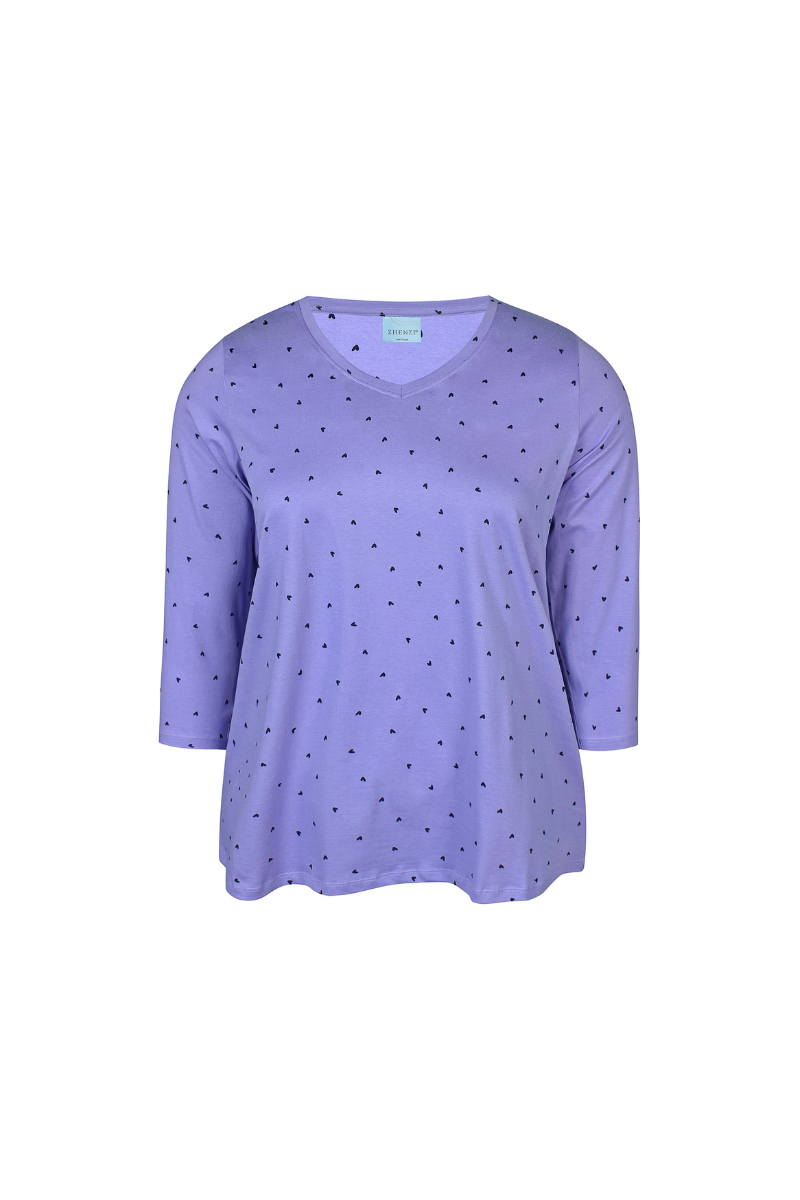 zhenzi bluse Alberta 627 lilla