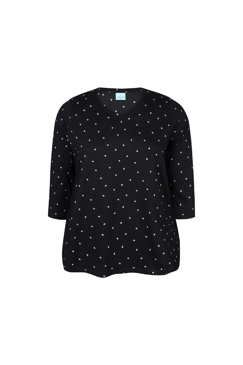 zhenzi bluse Alberta 627 sort