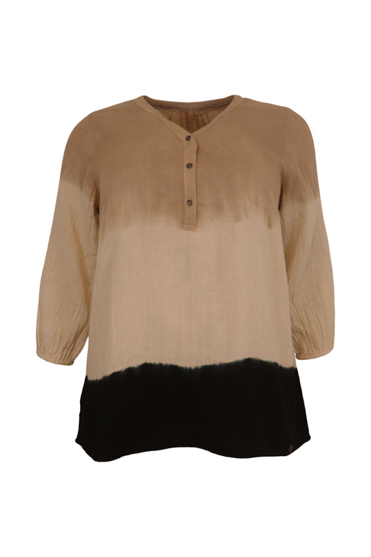 Cassiopeia bluse Paulinna sand kombi