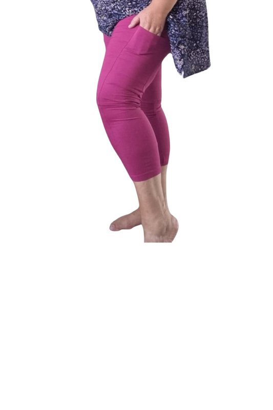 Mapeo capri leggins med lomme 312 cerise