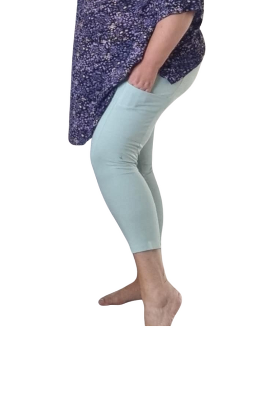 Mapeo capri leggins med lomme 312 mint