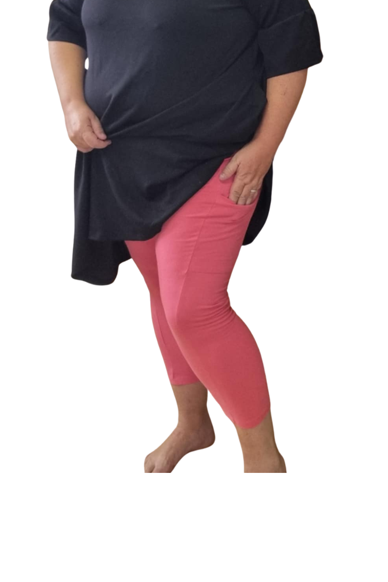 Mapeo capri leggins med lomme 312 pink