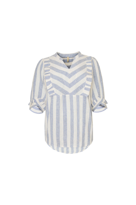 cassiopeia bluse Baritta blå kombi