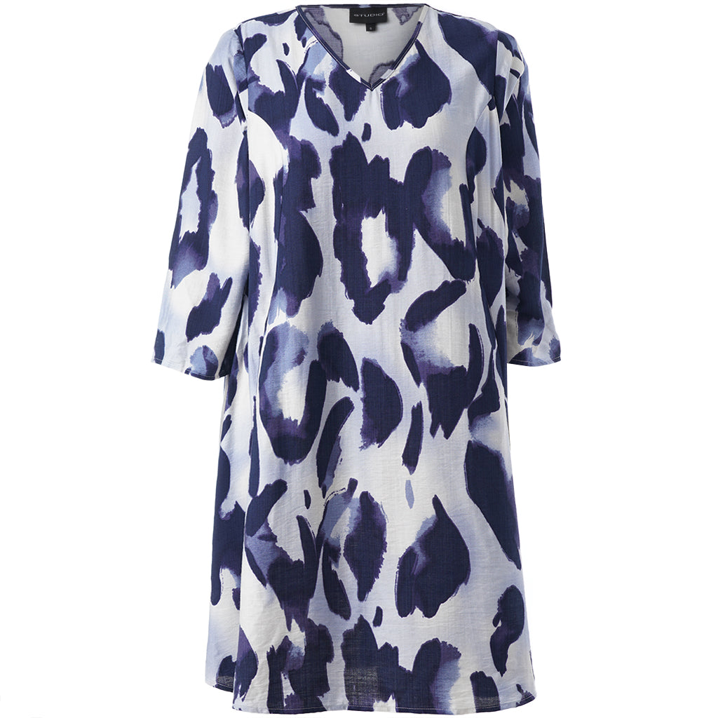 studio kjole SBirgitte sort/hvid kombi