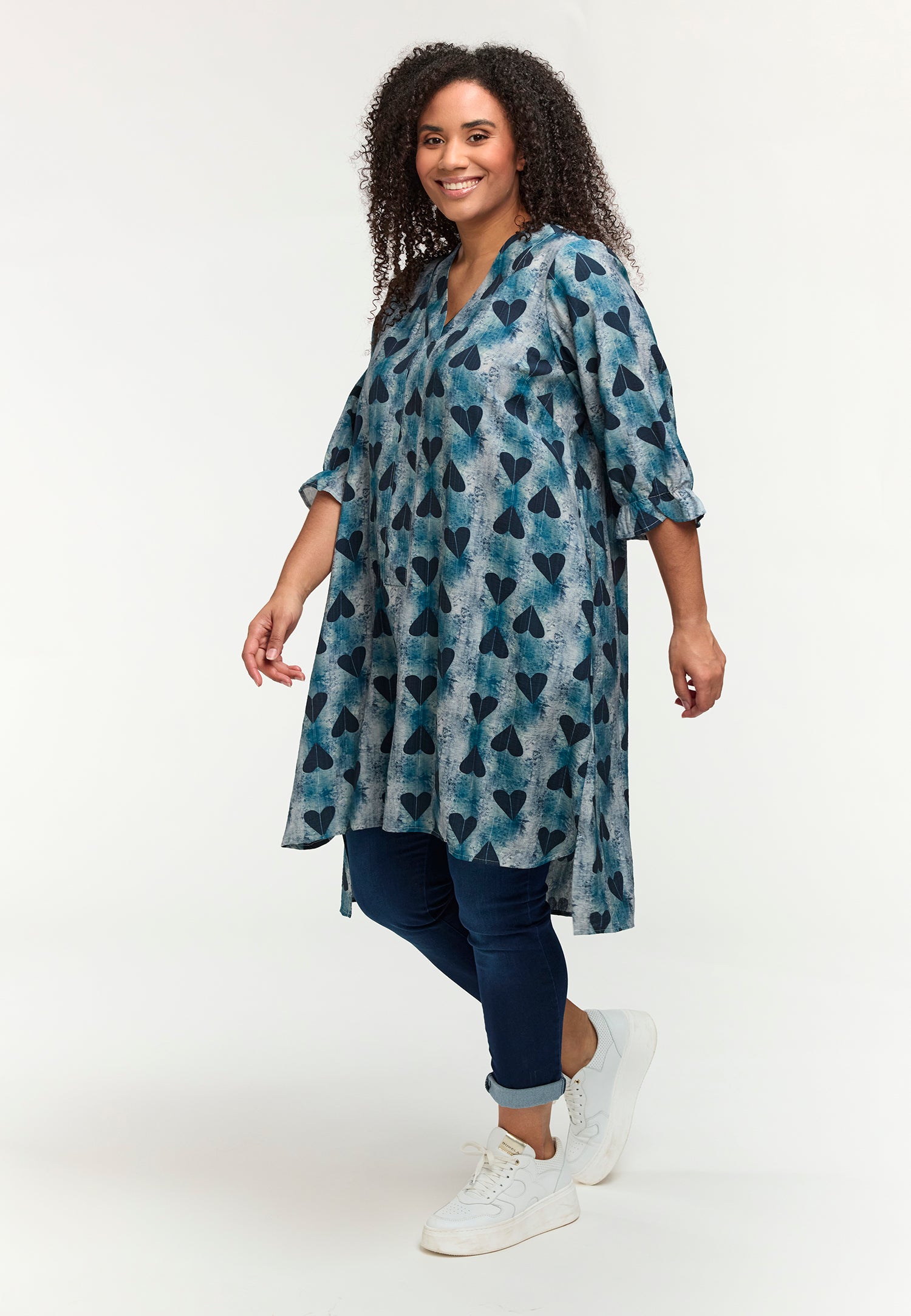 Studio tunika SElma navy kombi