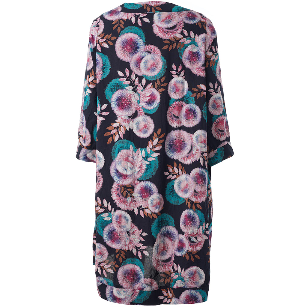 studio kjole SLonetta pink blomster print