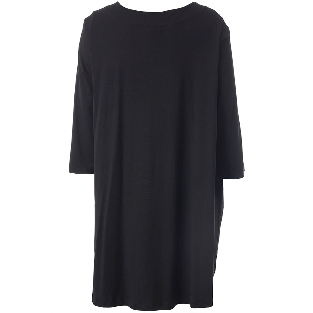 Studio tunika SRonja sort med pink print