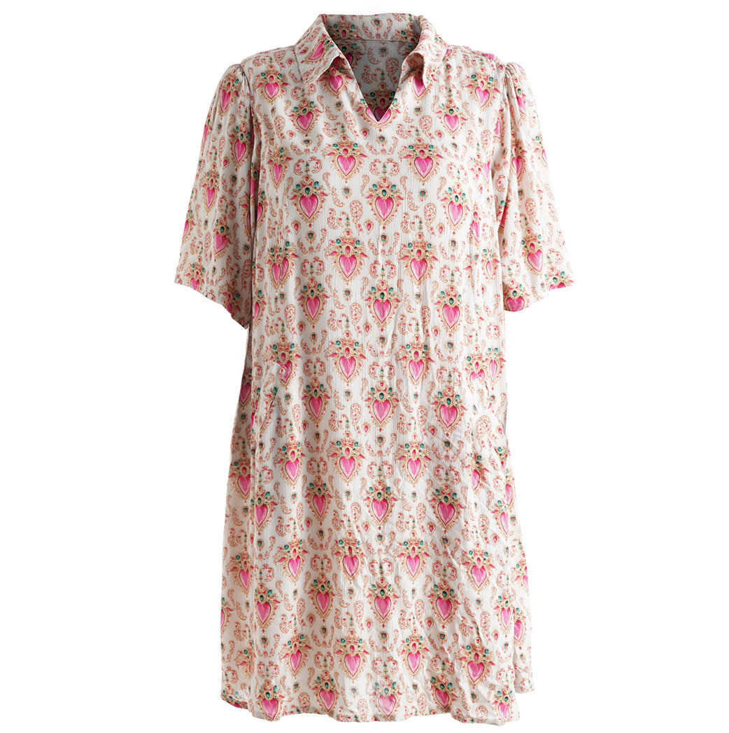 Studio tunika SVibe tunic pink kombi