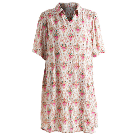 Studio tunika SVibe tunic pink kombi