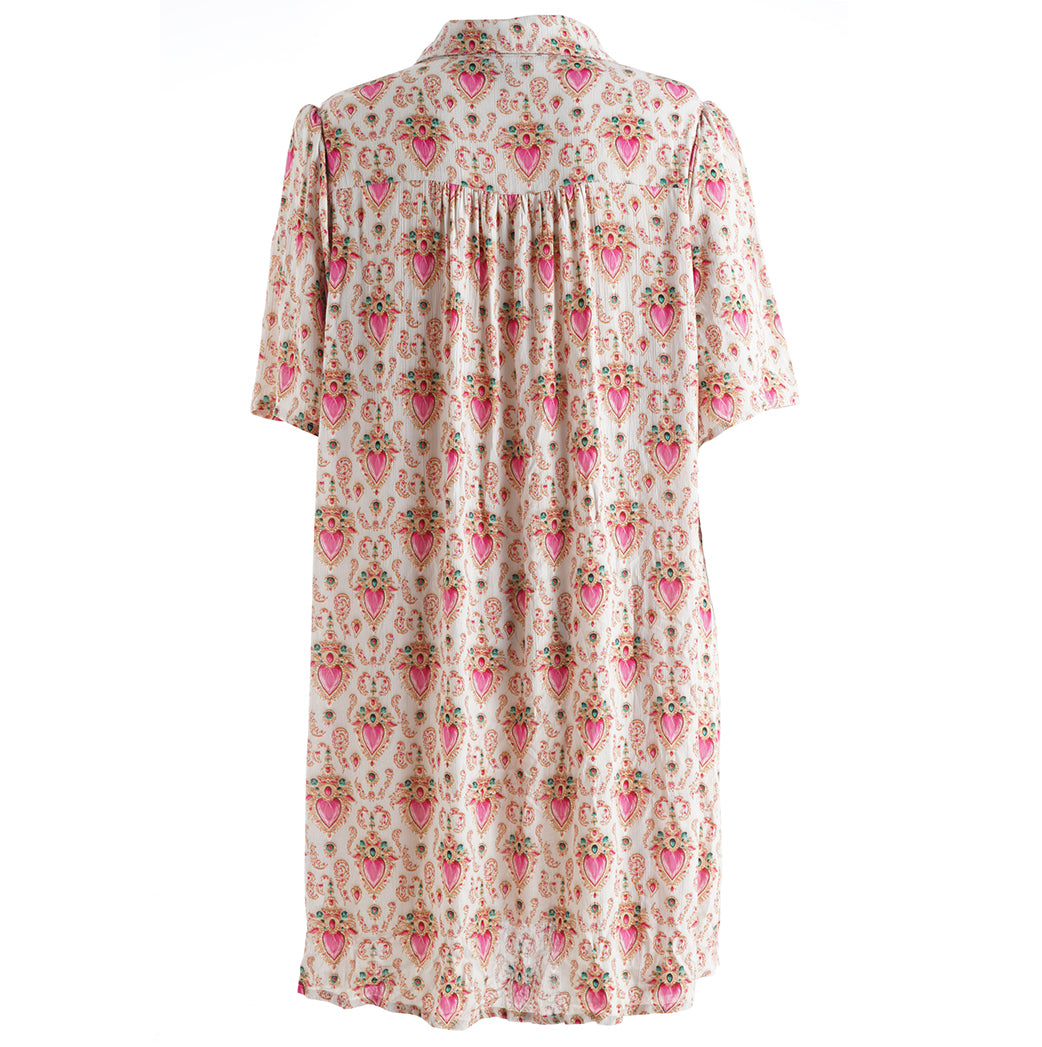Studio tunika SVibe tunic pink kombi