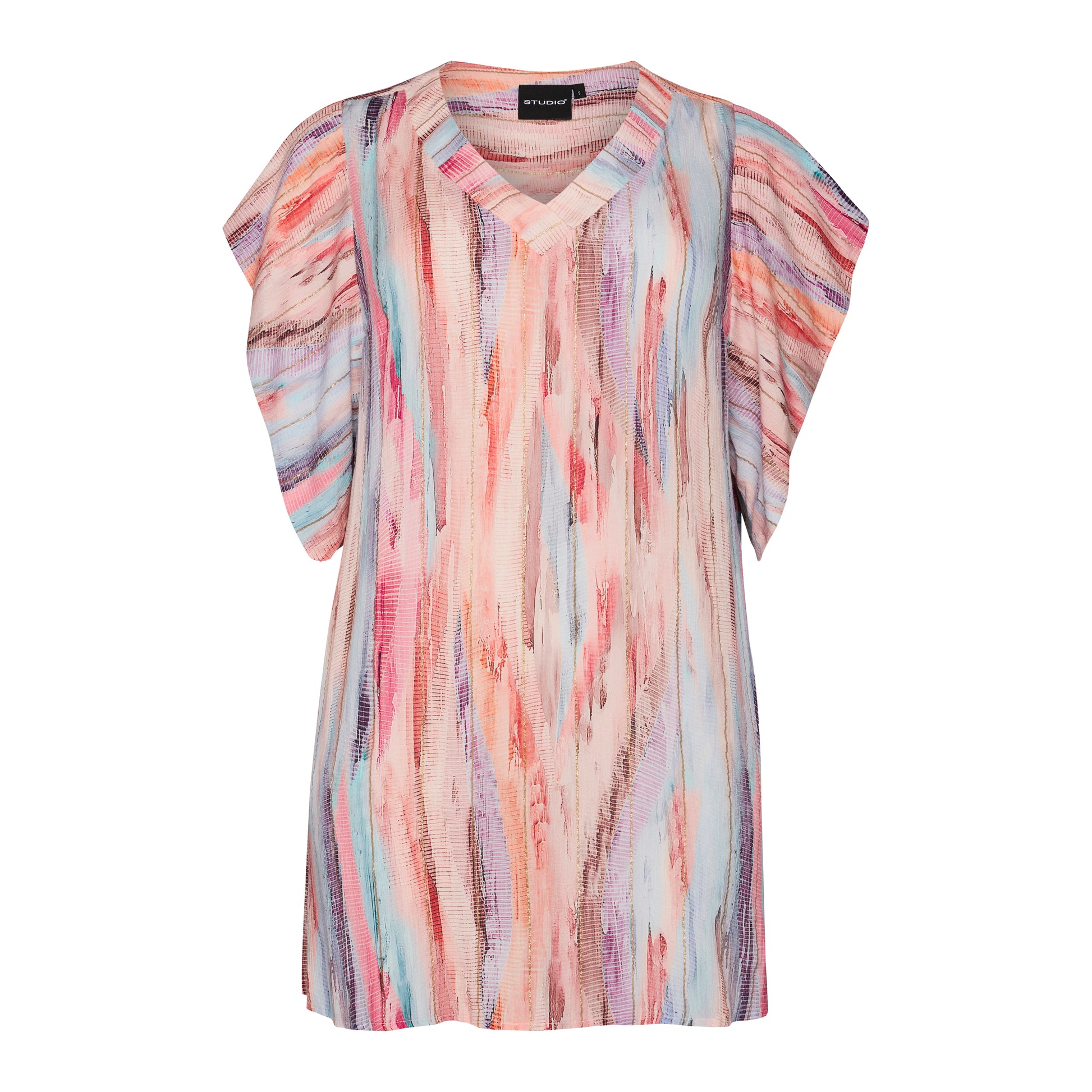 Studio tunika SCornelia pink med striber
