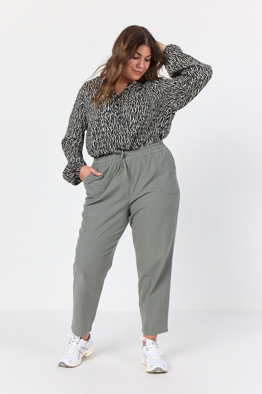 Wasabi bukser wa-erica 3 army