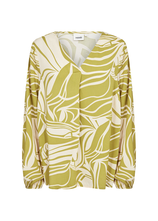 wasabi bluse wa-samena 1 grøn/lys