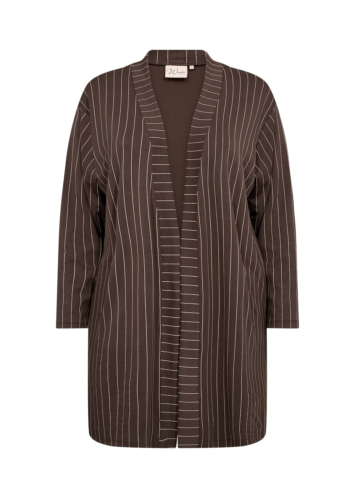 Wasabi cardigan wa-laena 2 brun kombi