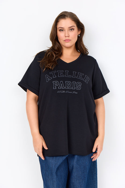 wasabi sweatbluse sort wa-sabina 98