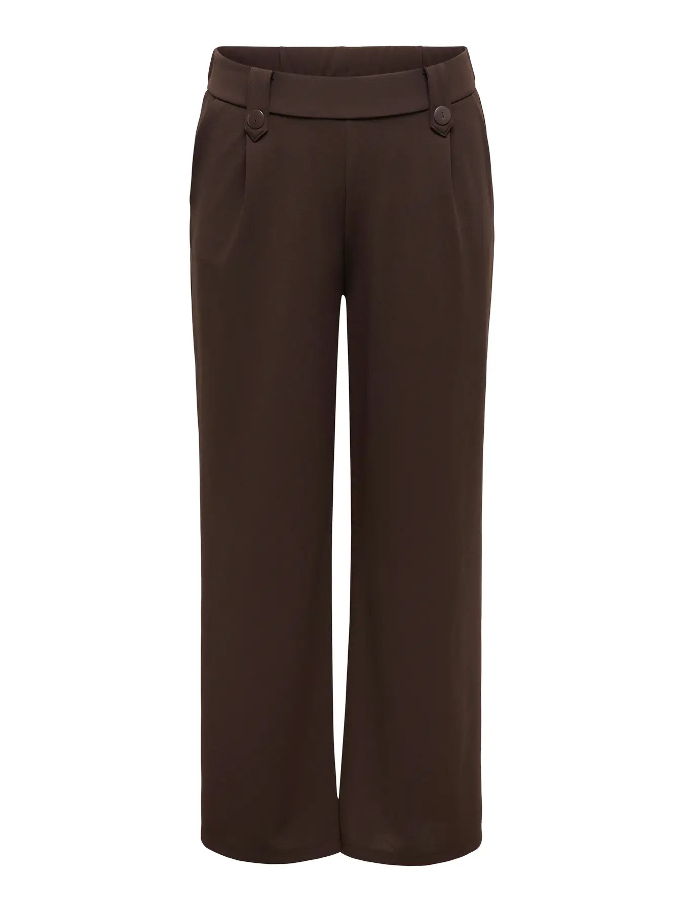 Only Carmakoma bukser carsania button pants brun