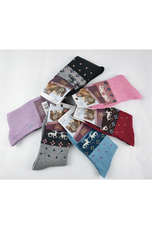 julestrømper i blød kvalitet one size 3 PAR ASS