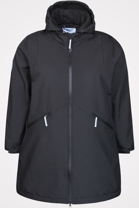 Plussize-softshell-jakke