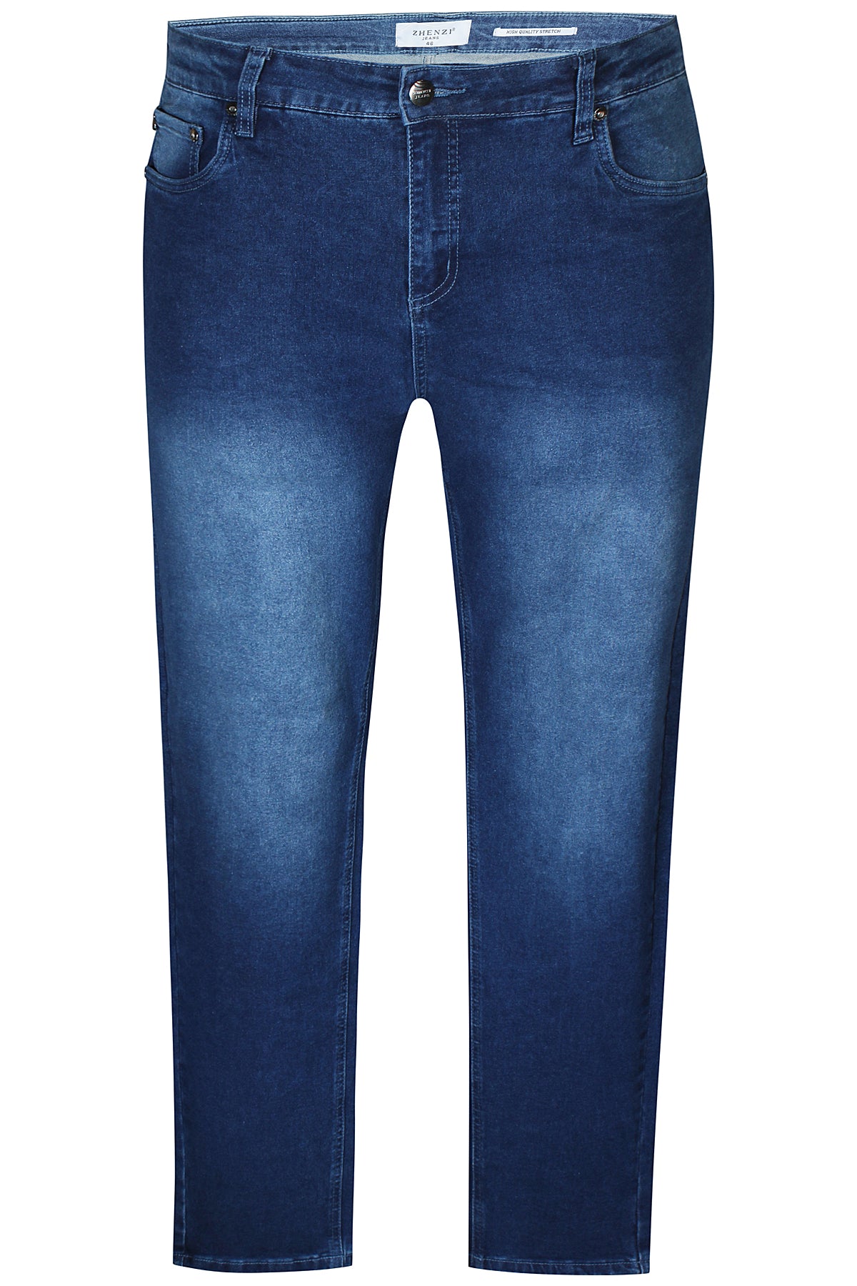 Zhenzi jeans blå storpige