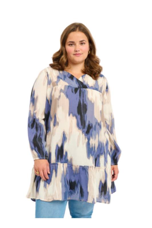 Adia tunika ADValerie blå kombi