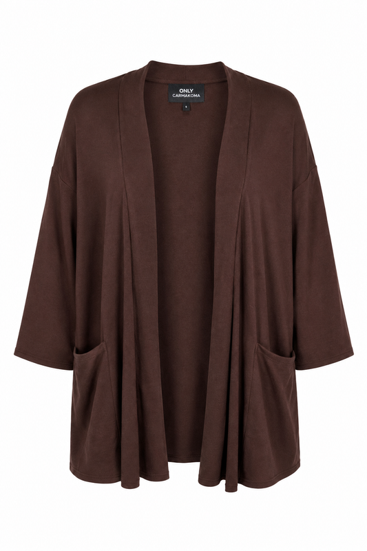 only Carmakoma strik cardigan Carnew brun