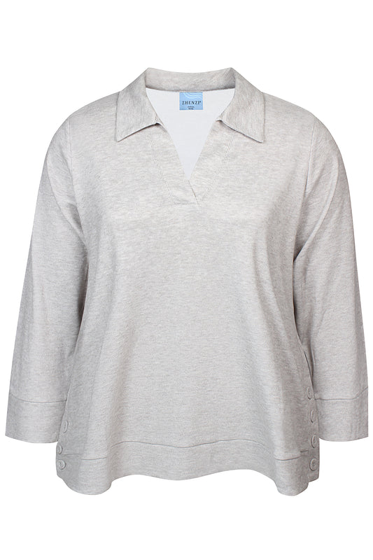 zhenzi pullover zh-Alaia 1177 grå