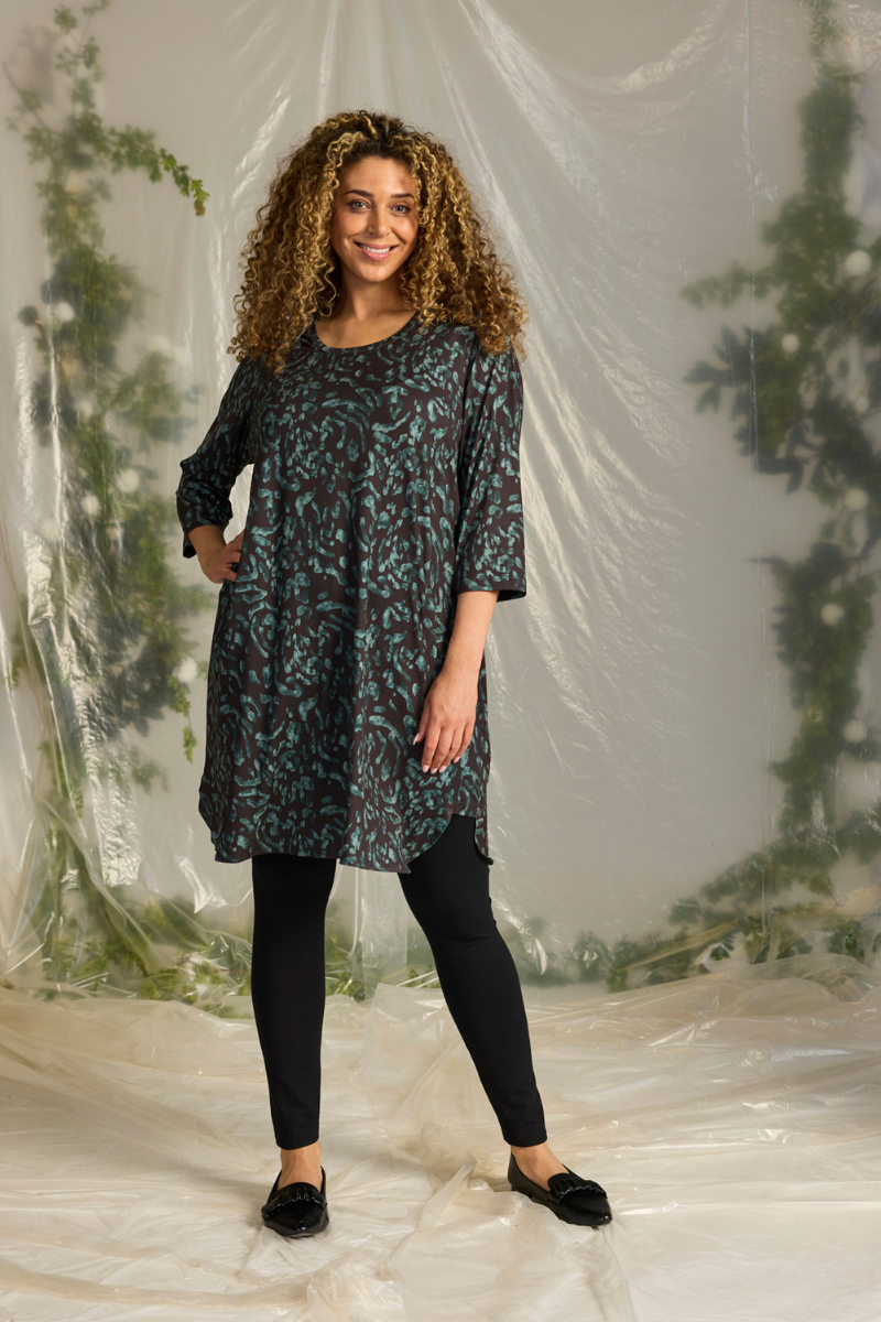 zhenzi tunika Zh-alice 1188 grøn kombi