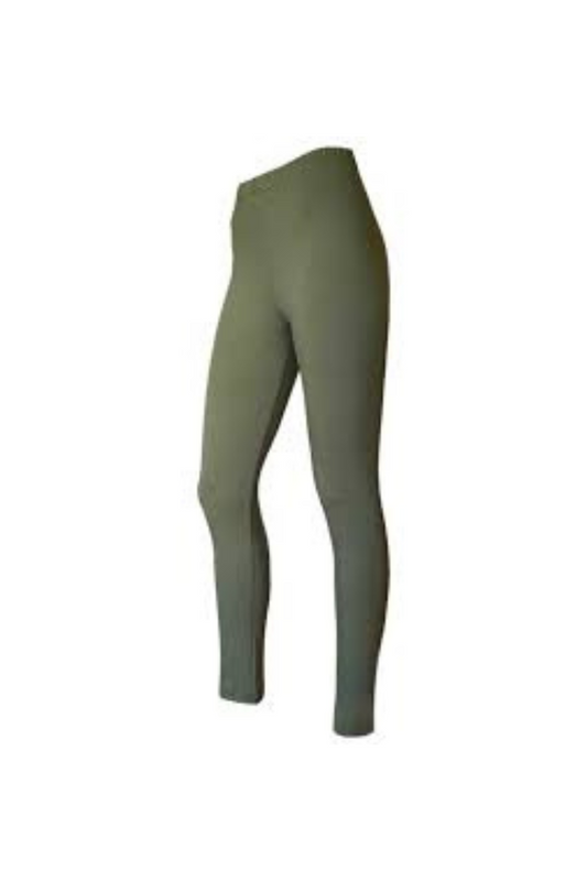 Festival leggings med lynlås army
