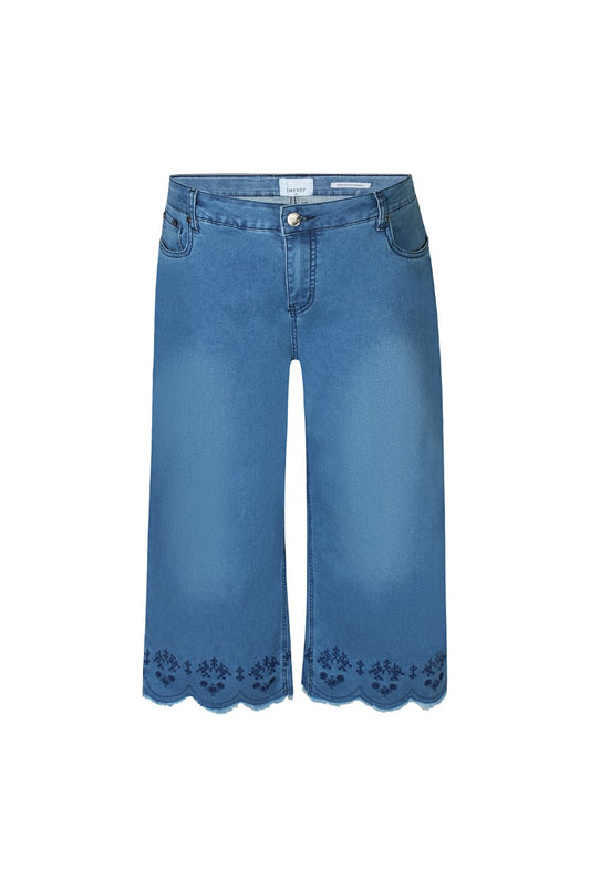 Zhenzi capri jeans bukser zh-rupi 06 blå