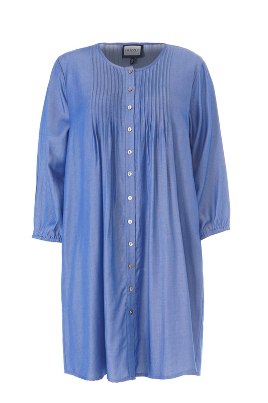 Gozzip tunika kjole Gjohanne blå