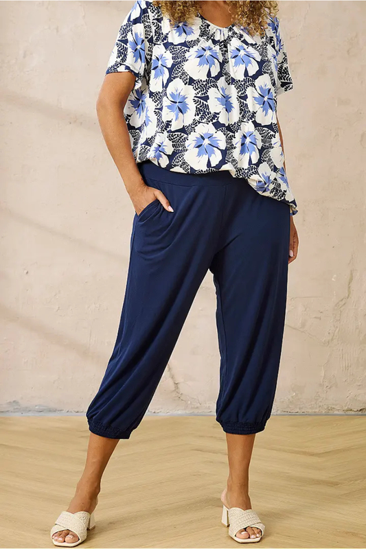 Zhenzi capri bukser Zh-Daphne 272 navy