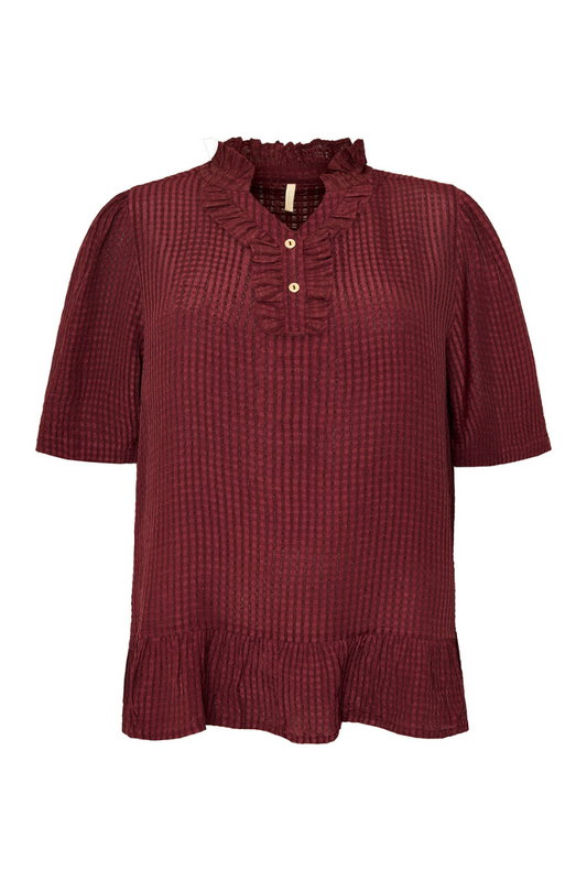 cassiopeia bluse rød