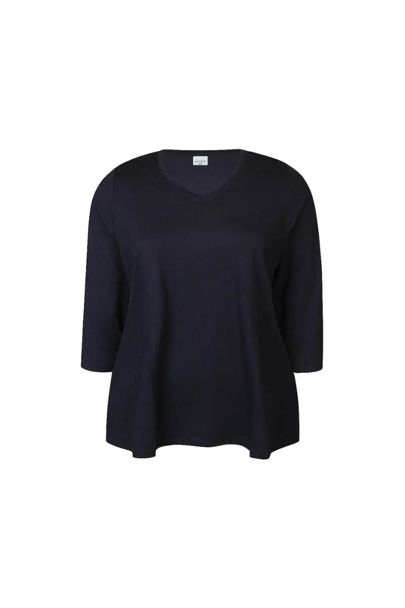 zhenzi bluse navy