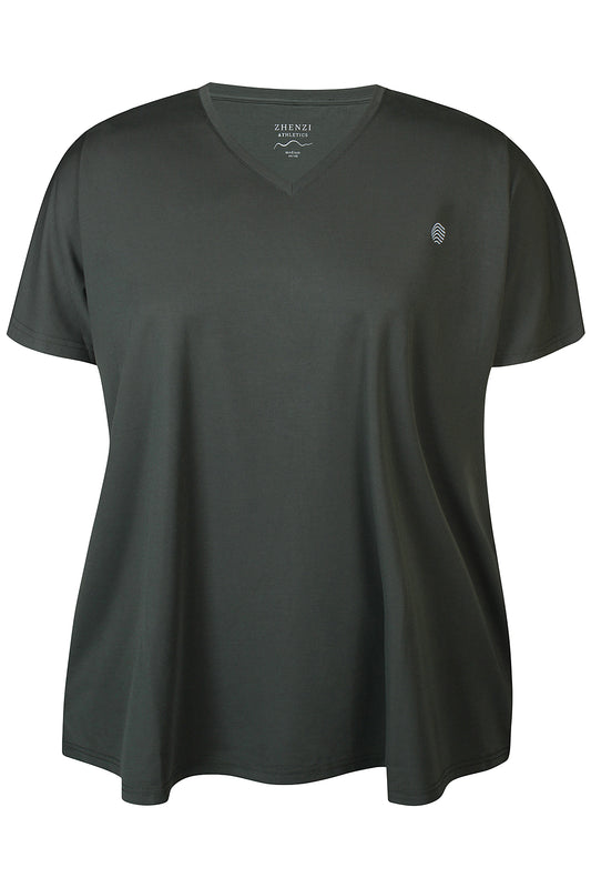 Zhenzi t-shirt zh-annie 1222 grøn