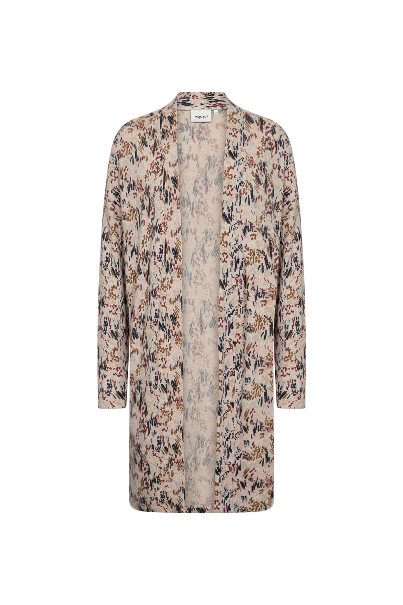 wasabi cardigan strik wa-clara 3 flerfarvet kombi