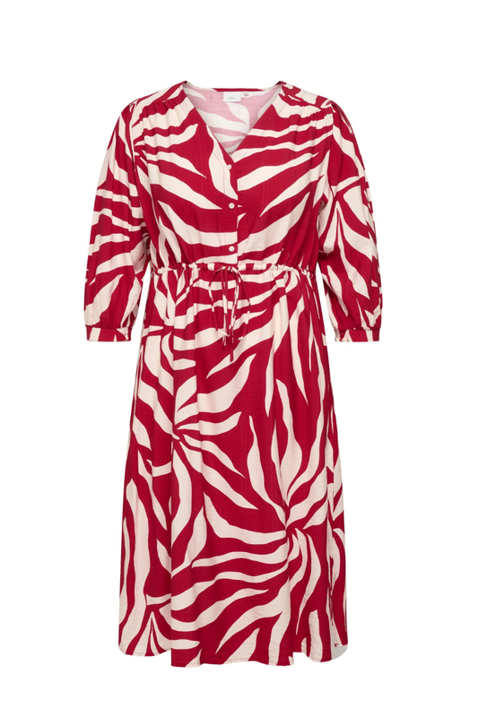 only carmakoma kjole Carcamille rød kombi