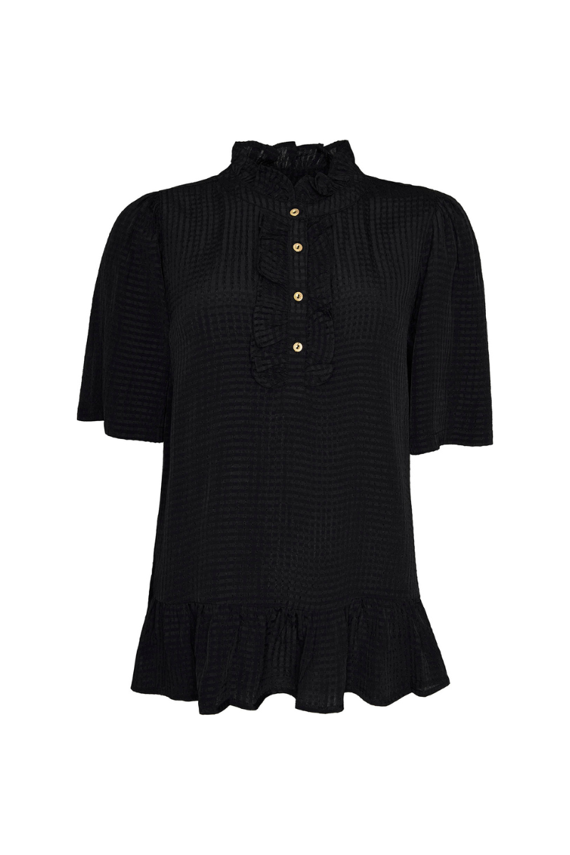 sort bluse katjane