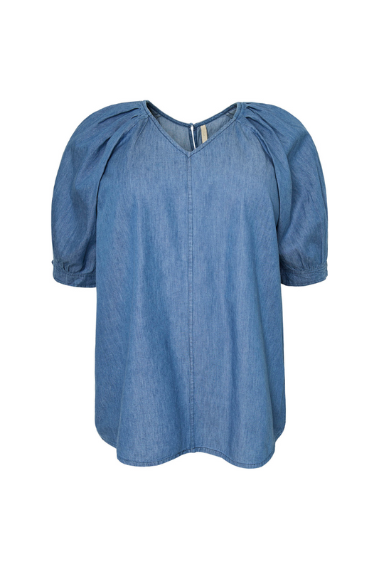 denim bluse